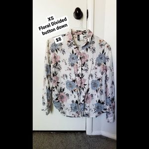 Floral Print Button Down